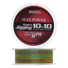 Шнур плетеный Varivas Avani Jigging 10×10 Max Power PE X8 #0,6 0,128мм 200м (multicolor)