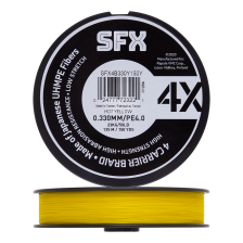 Шнур плетеный Sufix SFX 4X #4,0 0,330мм 135м (yellow)