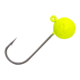 Джиг-головка Тула на крючке ВКК #4 0,5гр желтая