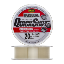 Леска монофильная Duel Hardcore Quick Shot Carbonylon 0,370мм 150м (clear)