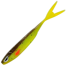 Приманка силиконовая Berkley Sick Vamper 14см #Brown Chartreuse