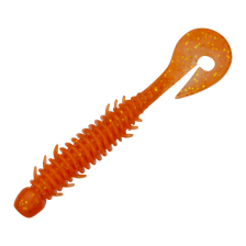 Приманка силиконовая Jackall Wobbring 3" #orange gold