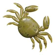 Приманка силиконовая Marukyu Crab Medium #Green 0525 (Jp)