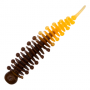 Приманка силиконовая Boroda Baits Ayra 2,4" #Коричневый/Оранжевый