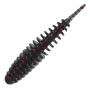 Приманка силиконовая Attack TNT JR UL 1,6" #RS-009 Black Red Flk