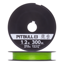 Шнур плетеный Shimano Pitbull 8 #1,2 0,185мм 300м (lime green)