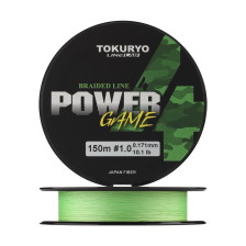 Шнур плетеный Tokuryo Power Game X4 #1 0,171мм 150м (light green)