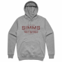 Толстовка Simms Wader Mfg Hoody S Gunmetal Heather