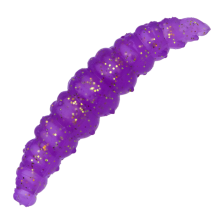 Приманка силиконовая Libra Lures Larva 35мм Cheese #020 Purple With Glitter