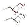 Стингер Savage Gear Carbon49 Corkscrew Double Stinger #1/0