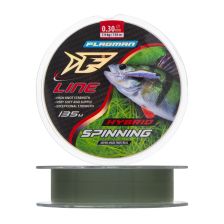 Леска монофильная Flagman F-Line Spinning 0,3мм 135м (clear)