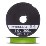 Шнур плетеный Shimano Pitbull 4 #1,0 0,165мм 200м (lime green)
