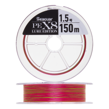Шнур плетеный Seaguar PE X8 Lure Edition #1,5 0,205мм 150м (multicolor)