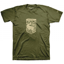 Футболка Simms Catch & Release T-Shirt L Military