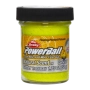Паста форелевая Berkley PowerBait Natural Scent Glitter Trout Bait 50гр Garlic #Sunshine Yellow