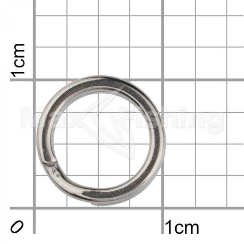 Кольцо заводное BFT Heavy Duty Bent Split Ring #5 - 3 рис.