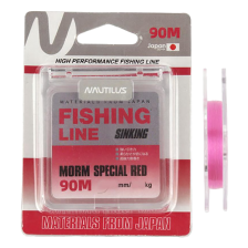 Леска монофильная Nautilus Toray Morm Special Red 0,102мм 90м (red)