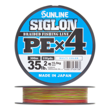Шнур плетеный Sunline Siglon PE X4 #2,0 0,242мм 300м (multicolor)