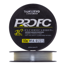 Флюорокарбон Tokuryo Fluorocarbon Pro FC #14,0 0,645мм 50м (clear)
