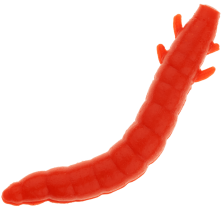 Приманка силиконовая Soorex Pro King Worm 42мм Cheese #132 Red