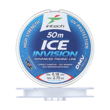 Леска монофильная Intech Invision Ice Line 0,18мм 50м (clear)