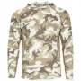 Лонгслив Simms SolarFlex Hoody - Print XL Woodland Camo Sandbar