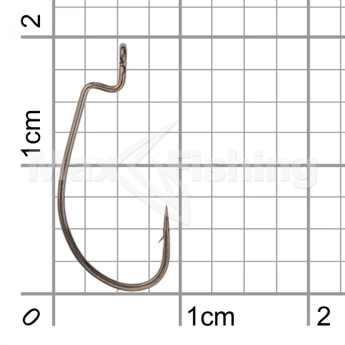 Крючок офсетный Decoy S.S. Hook Worm 19 #8 (10шт) - 3 рис.