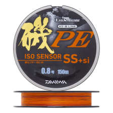 Шнур плетеный Daiwa Iso Sensor SS+Si #0,8 0,148мм 150м (orange)