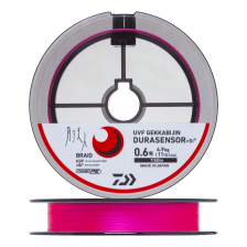 Шнур плетеный Daiwa UVF Gekkabijin DuraSensor +Si2 #0,6 0,128мм 150м (sakura pink)