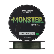 Шнур плетеный Tokuryo Monster X8 #0,8 0,1мм 150м (moss green)