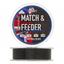 Леска монофильная Maver Match&Feeder Sinking 0,26мм 150м (dark green)