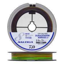 Шнур плетеный Daiwa UVF PE Saltiga DuraSensor X8 +Si2 #2,5 0,260мм 300м (multicolor)