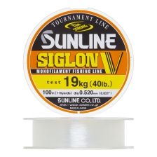 Леска монофильная Sunline Siglon V #10,0 0,520мм 100м (clear)