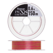Шнур плетеный Kureha Seaguar PE X8 Lure Edition #0,6 0,128мм 150м (multicolor)