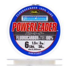 Флюорокарбон Duel Hardcore Powerleader FC Fluorocarbon 100% #1,5 0,205мм 30м (clear)