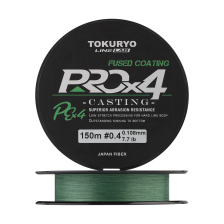 Шнур плетеный Tokuryo Pro PE X4 #0,4 0,108мм 150м (dark green)