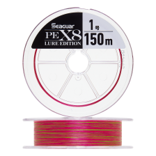 Шнур плетеный Seaguar PE X8 Lure Edition #1 0,165мм 150м (multicolor)