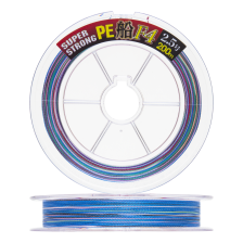 Шнур плетеный Toray Super Strong PE Fune F4 #2,5 200м (multicolor)