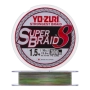 Шнур плетеный Yo-Zuri PE Superbraid 8 #1,5 0,21мм 300м (5color)