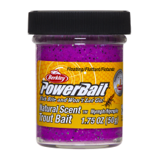 Паста форелевая Berkley PowerBait Natural Scent Trout Bait 50гр Nyrnph #Nymph with Glitter