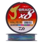 Шнур плетеный Daiwa J-Braid Grand X8E #3 0,24мм 300м (multicolor)