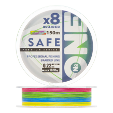 Шнур плетеный IAM Number One Safe X8 0,22мм 150м (multicolor)