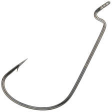 Крючок офсетный Metsui Wide Range Worm #6 Black Nickel (6шт)