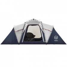 Палатка кемпинговая FHM Antares 4 black-out синий/серый