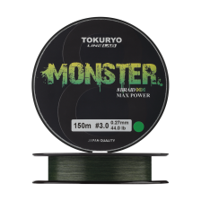Шнур плетеный Tokuryo Monster X8 #3 0,27мм 150м (moss green)