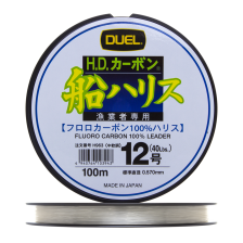 Флюорокарбон Duel H.D. Carbon Fune Leader Fluoro 100% #12 0,57мм 100м (clear)