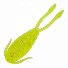Приманка силиконовая Ojas Tisbe 27мм Рак/рыба #Chartreuse tr