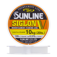 Леска монофильная Sunline Siglon V #5,0 0,370мм 100м (clear)