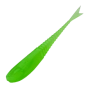 Приманка силиконовая Crazy Fish Glider 2,2" кальмар #81 Toxic Green