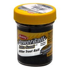 Паста форелевая Berkley PowerBait Glitter Trout Bait 50гр #Black Pearl